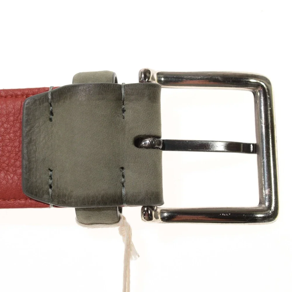 Veneta Cinture NWT Classic Belt Size 100 (US 38) in Green Leather